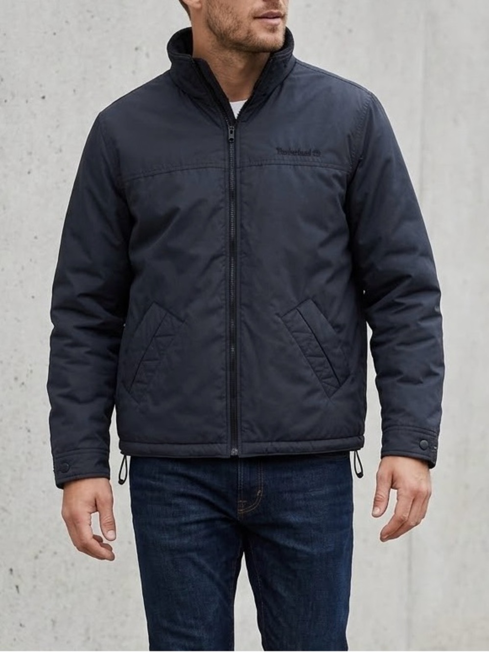Charcoal Fleece-Lined Jacket Size S
